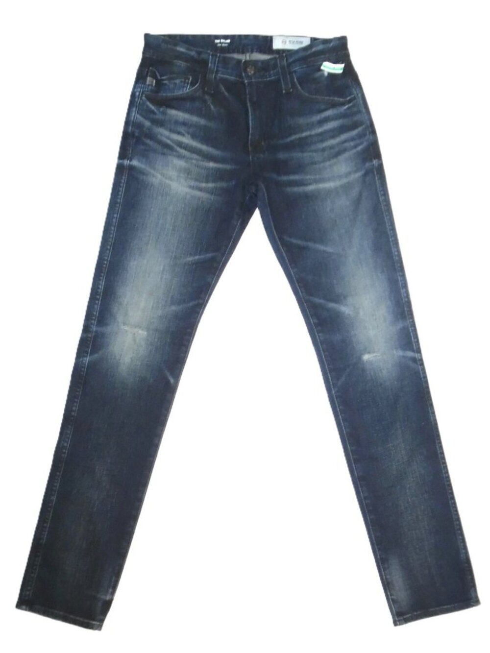 New Men's AG The Dylan Slim Skinny Jeans 6 Years Sid Distressed Knees 28 (32.5L)